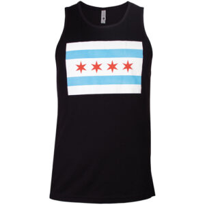 City of Chicago Flag Men's Tanks