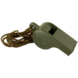 GI Style Plastic Whistle (Pack of 12)